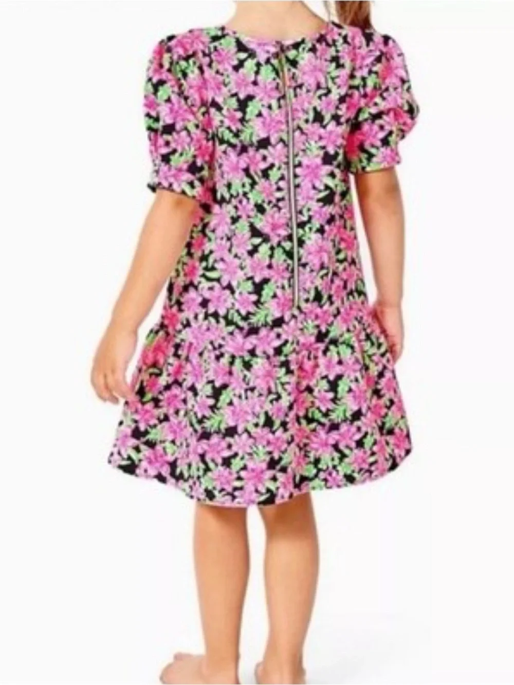 Lilly Pulitzer Chrishell Girls dress Onyx Lil Lilly Size Xl (12-14)